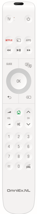 WHR02 White Healthcare Remote (Netflix & Casting)